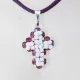 Small Cross - Adena-Purple Suedine - 2